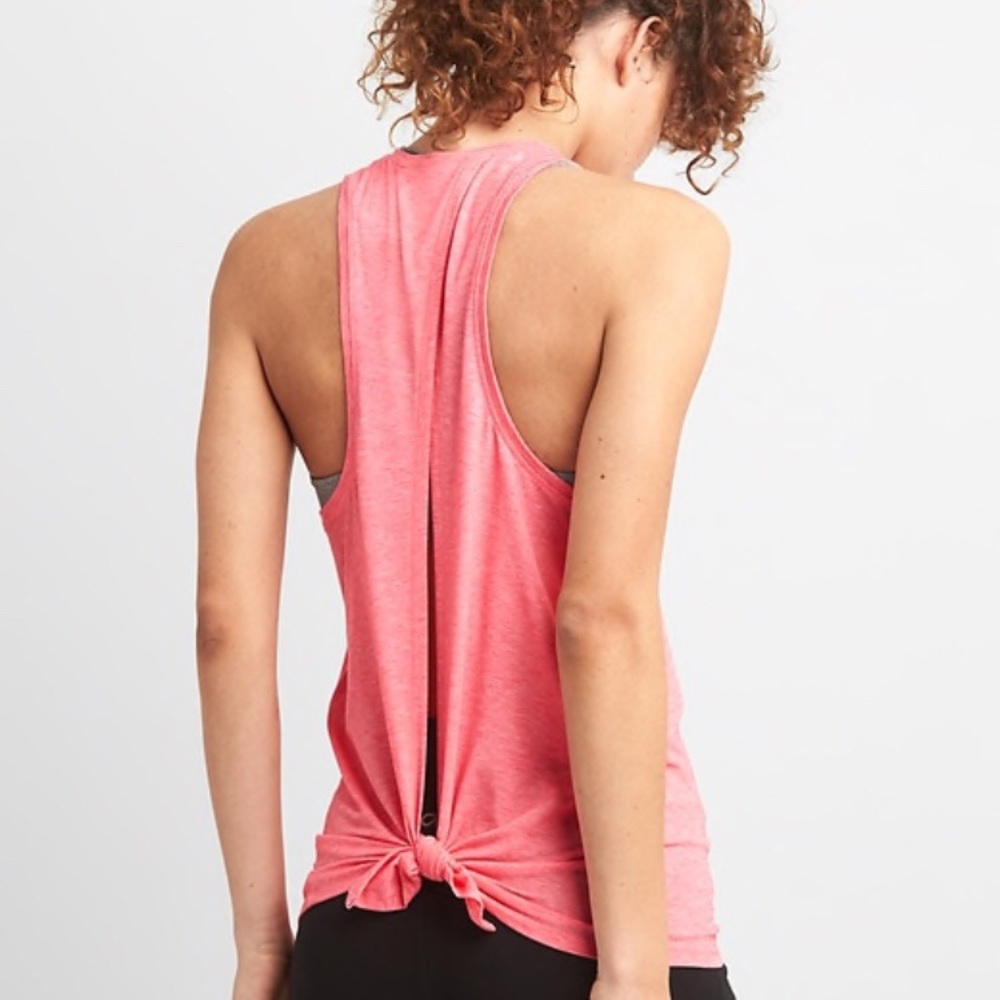 Open back workout tank